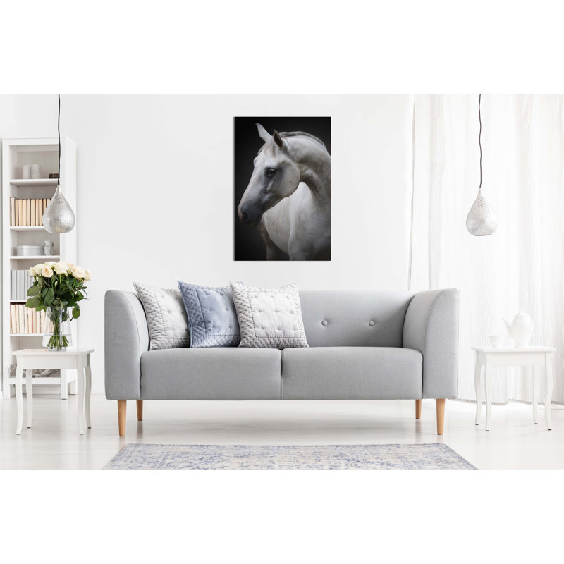 Graceful Horse Portrait - Wrapped Canvas Print, 91cm H x 61cm W