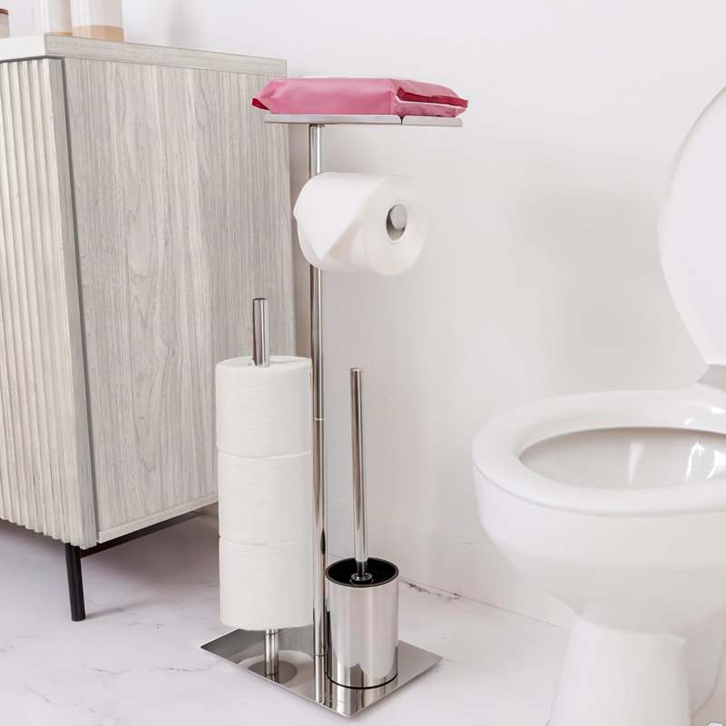 Free Standing Toilet Paper Holder