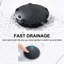 Drain escamotable de salle de bain sans vasque de débordement, acier inoxydable, deux pièces-106358417