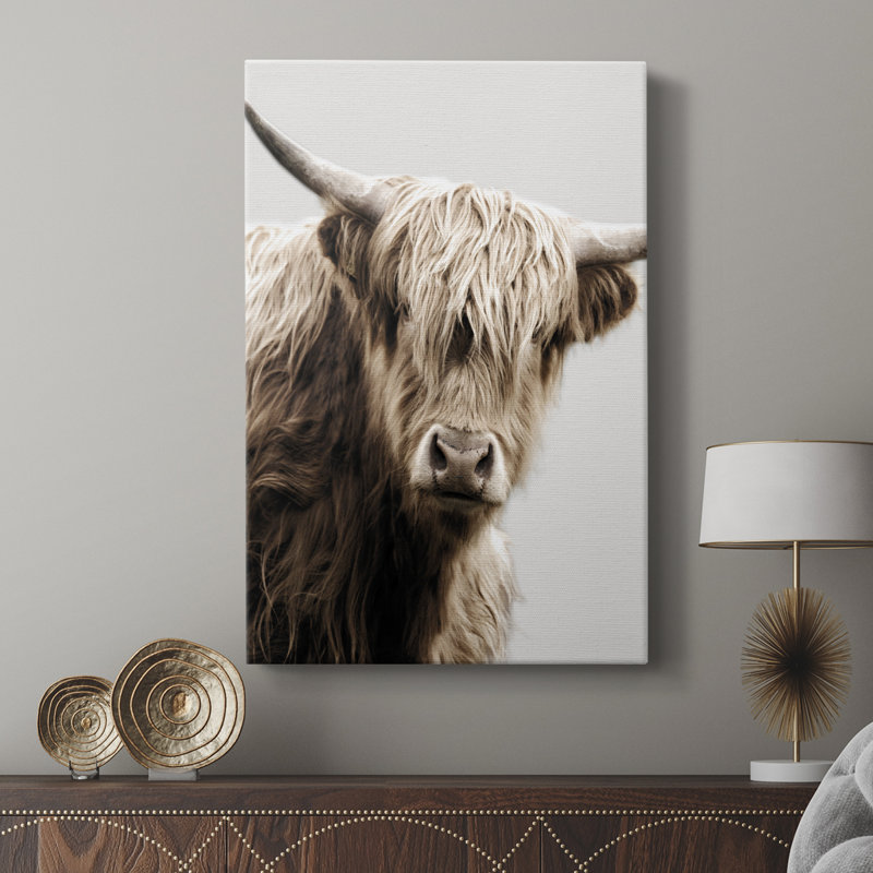 Highland Portrait I -Galerie enveloppée Cavas, H 27 po x l 18 po