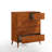 Imre 34" W Mid Century Modern Solid Wood 5-Drawer Tall Dresser