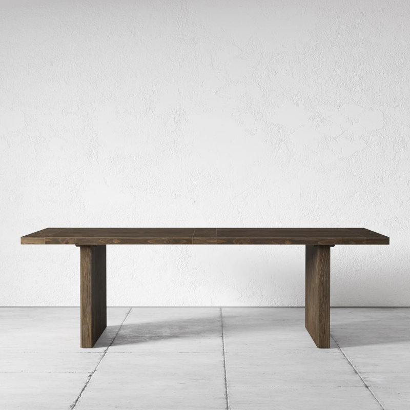 Table de salle à manger Marirose, H 31 po x L 96 po x l 40 po, Espresso récupéré