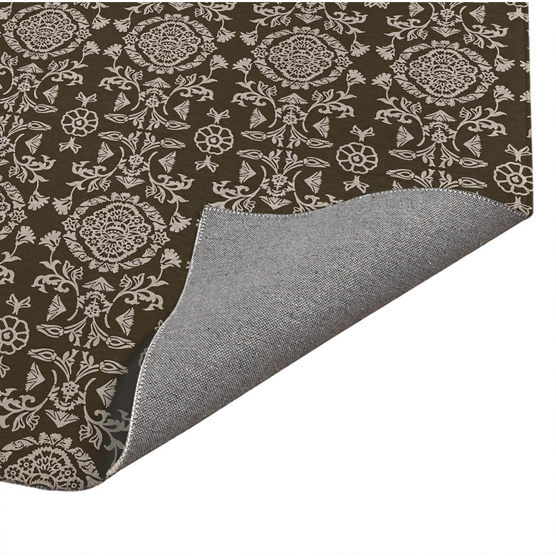 Tapis de bureau léger Aubry, H 0,1 po x l 84 po x P 60 po, Brun