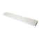 21" Wave Cultured Marble Universal Side Splash in Solid White for 22"-Deep Vanity Top