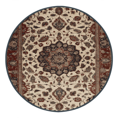 Machine Washable Persian Black Area Rug