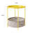 Jarrion End Table Set with Storage Bag Tray Top Foldable X-Shaped Legs-1022923314