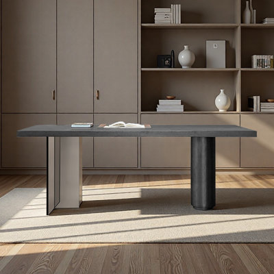 Acrylic desk for home office in the study