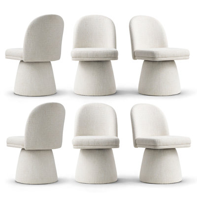 Upholstered Swivel Dining Side Chair