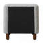 Table de chevet 2 tiroirs Grey Boucle