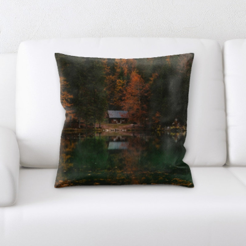 Microsuede Throw Pillow
