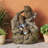 24.75" High Callan Fountain Weather Resistant Floor Fountain With Light