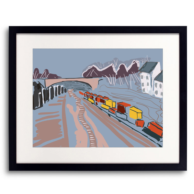 Halifax Tracks Print by Deborah Blum, 16" H x 20" W
