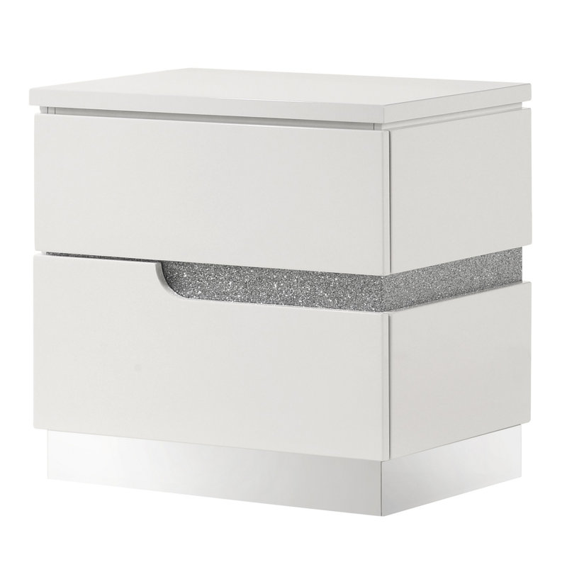 Table de chevet en bois massif Ara