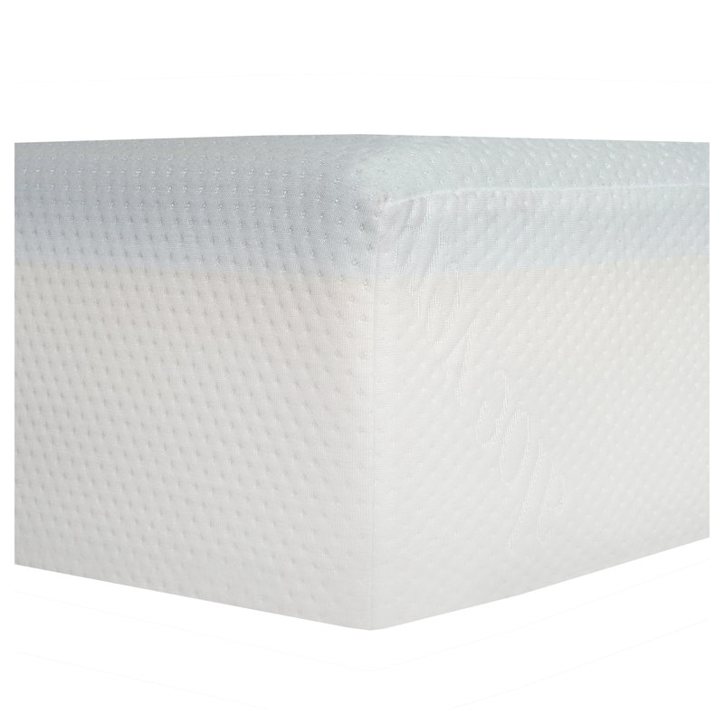 Matelas en mousse viscoélastique imprégnée de gel pleine grandeur de 6 pouces avec housse en jacquard double doux