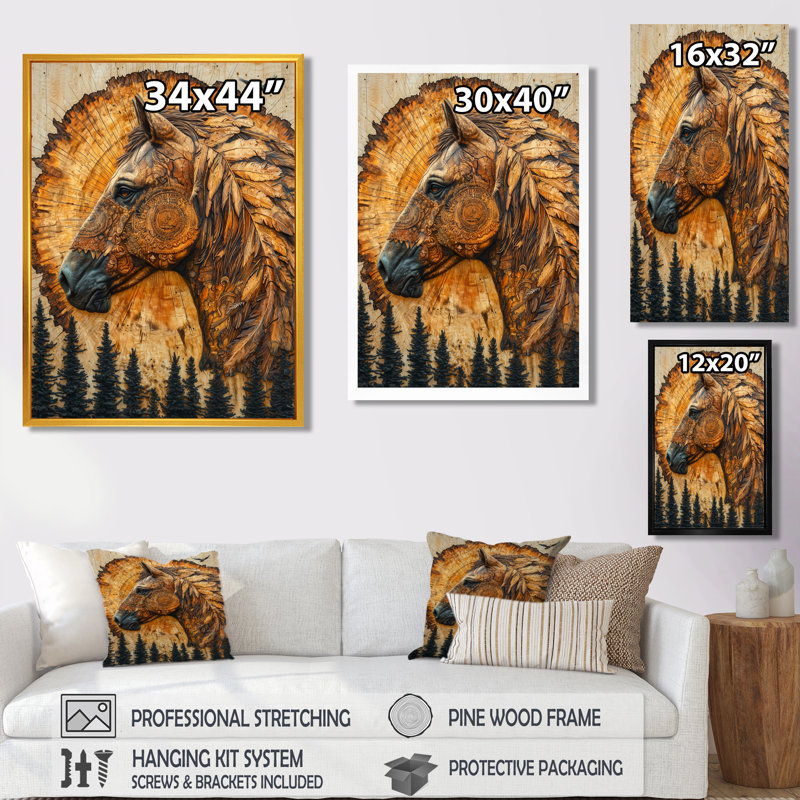 Gillie - Animals Wall Art, Reproduction encadrée d'une seule photo, Noir, noir, noir, noir, H 20 po x l 12 po