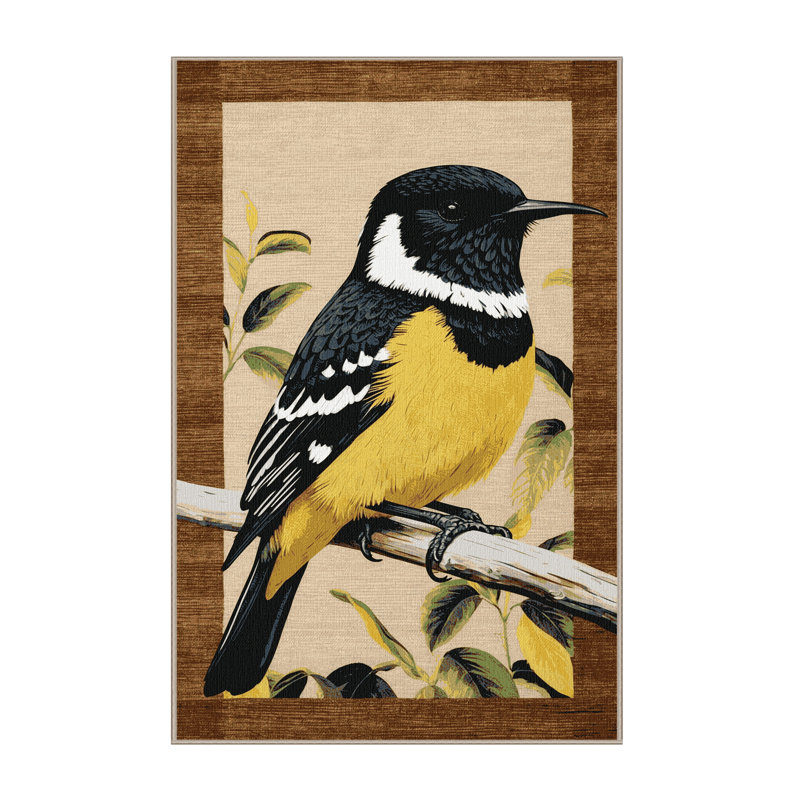  Tapis lavable Honeyeat, Carré 5 pi