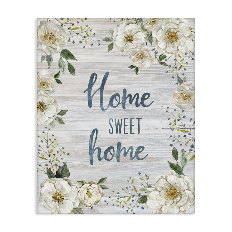 Art mural sur toile Sweet Home Shabby Elegance par Carol Robinson, H 48 po x l 36 po