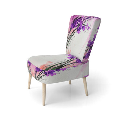 Damask /Abstract / Pattern - Traditional Upholstered Side Chair