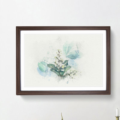 Layers of Spring Flowers in Abstract - Picture Frame Graphic Art Print