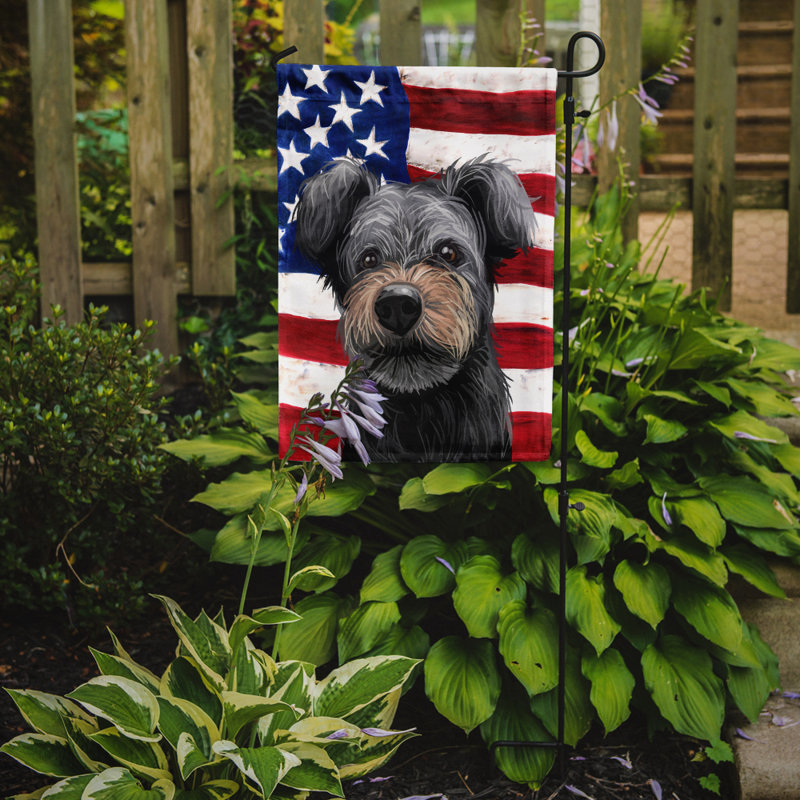 Polyester à 2 côtés 15 x 11 po drapeau de jardin, Pumi
