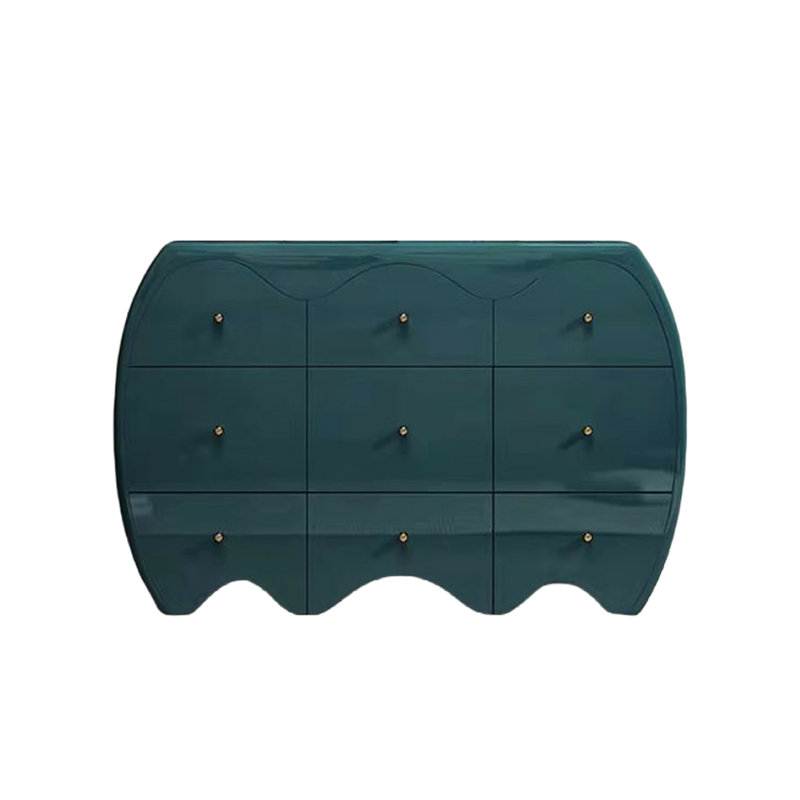 Commode d'appoint 9 tiroirs, Vert