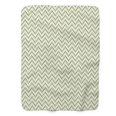 Meadow Cream - 1 Piece Premium Sherpa Blanket 0018