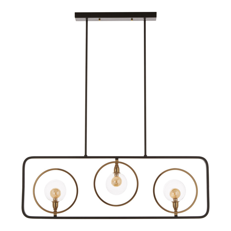 Kane 3 - Light Bronze Square/Rectangle Pendant