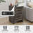 Nightstand With Charging Station, Farmhouse End Table-1597379607