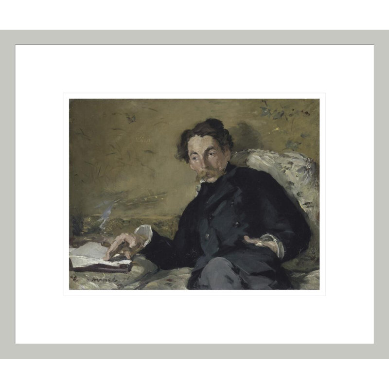 «Stephane Mallarmé» par Estampe numérique encadrée, 13,75 po H x 16,23 po L