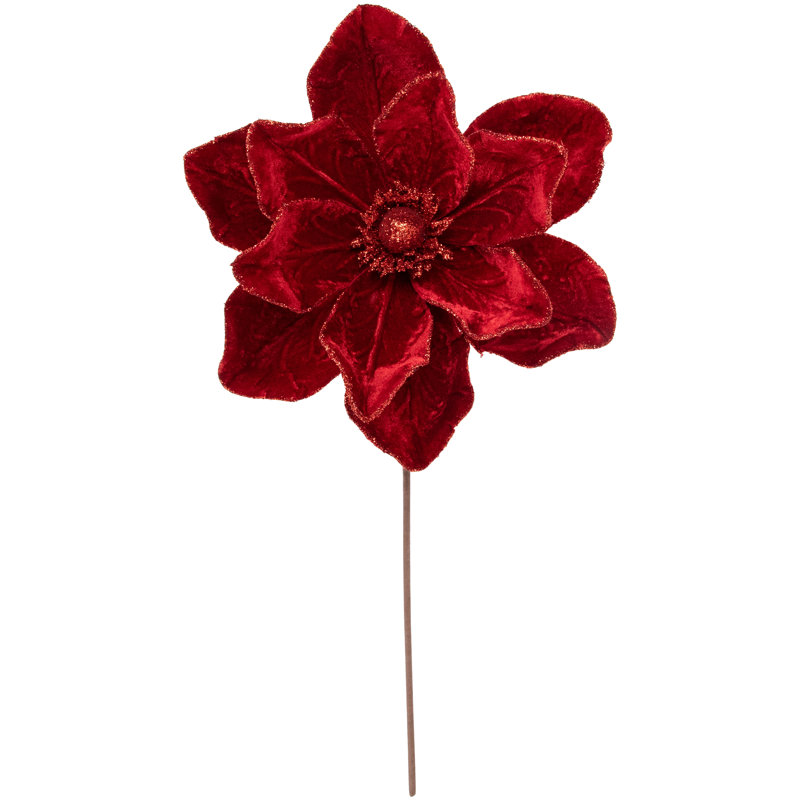 24'' Polyester Plants & Flowers Pick