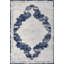 Tapis ivoire / bleu marine Amee-540416429