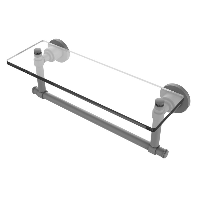 Tablette murale Arviso, H 8 po x l 16 po, Gris mat