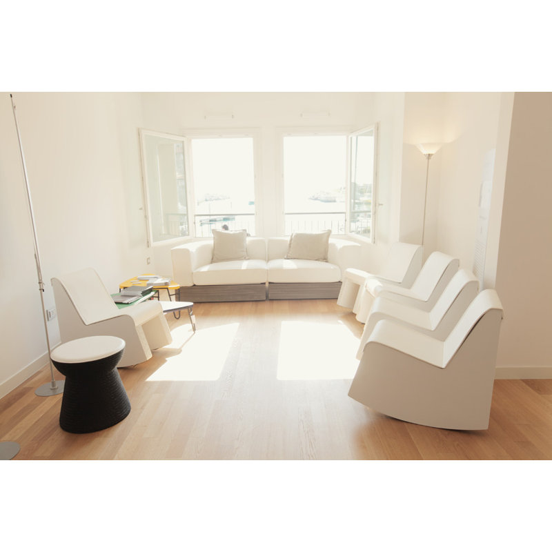 Fauteuil à bascule hession swing, Blanc