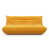 Microfibre / microsuède jaune