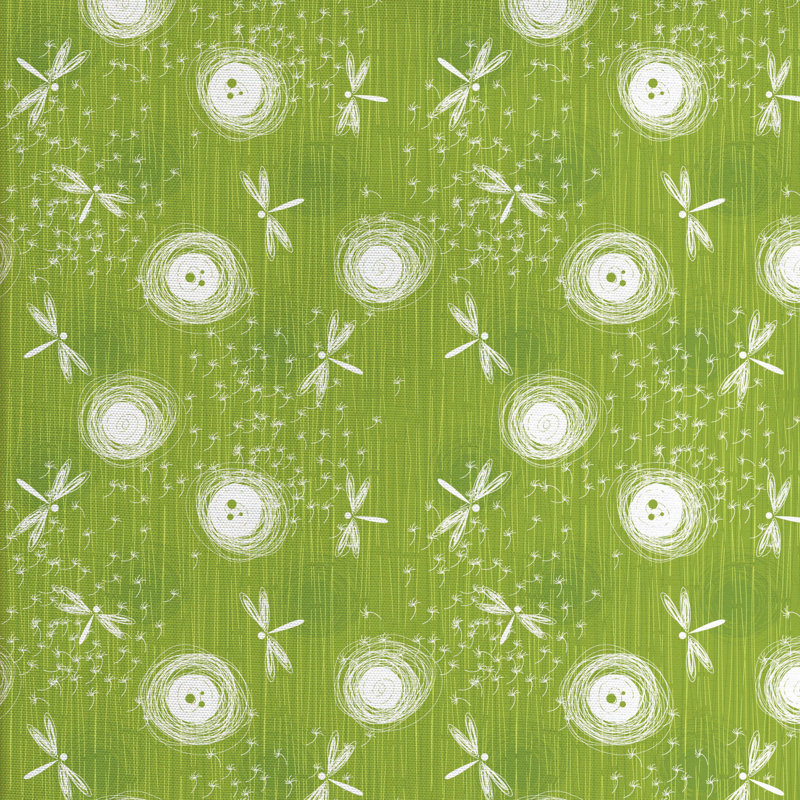 Tissu libellule, l 58 po x L 108 po