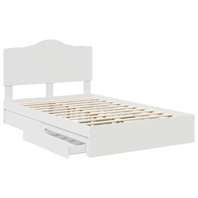 Bed, Small Double (4'), White