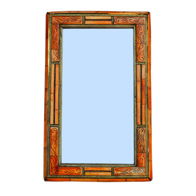 Flat Bone Wall Mirror