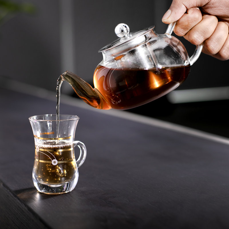 ROYALFORD 0.6ml Glass Solid Colour Teapot