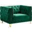 Fauteuil en velours capitonné l 44 po Michelle-186517636