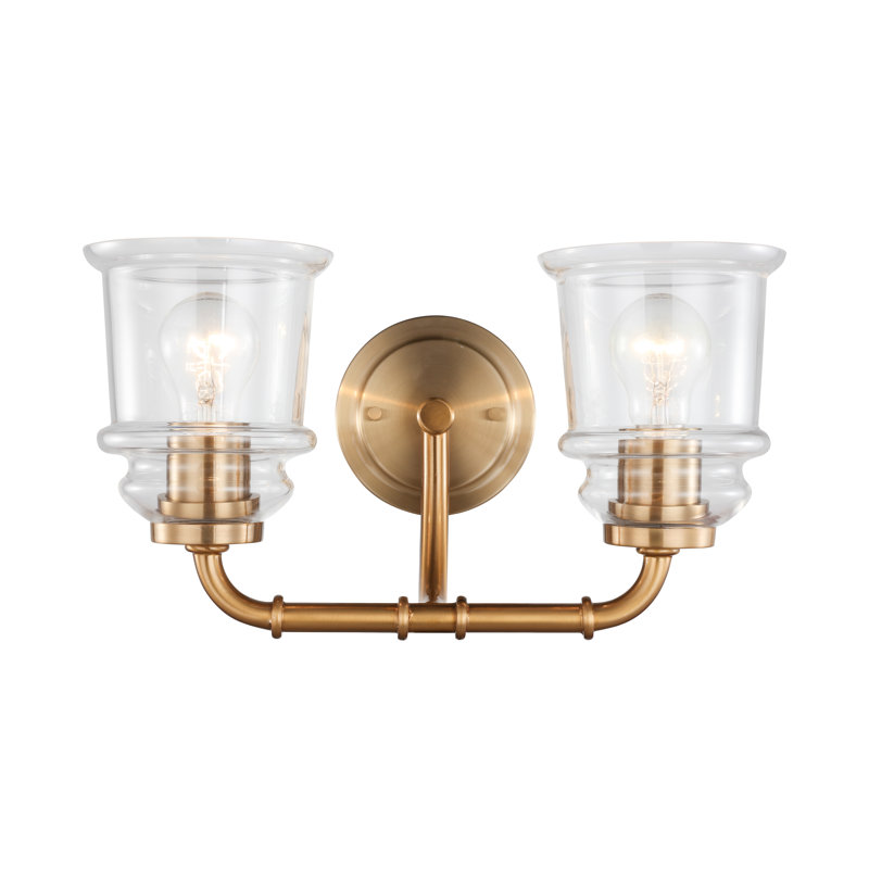Shifflett 2 - Light Vanity Light, Brass