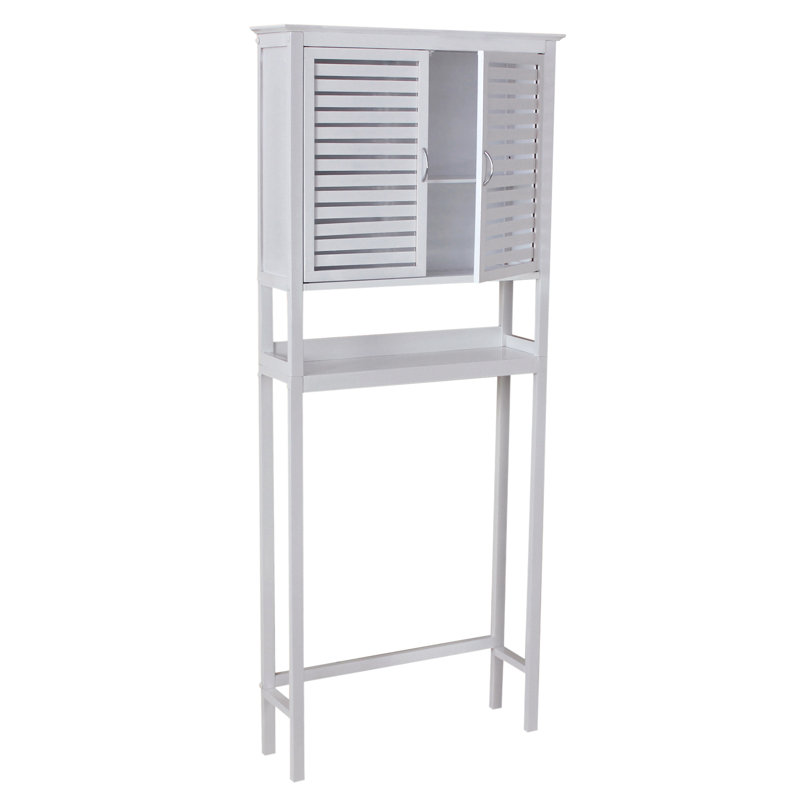 Nicieza Bamboo Over The Toilet Storage, White