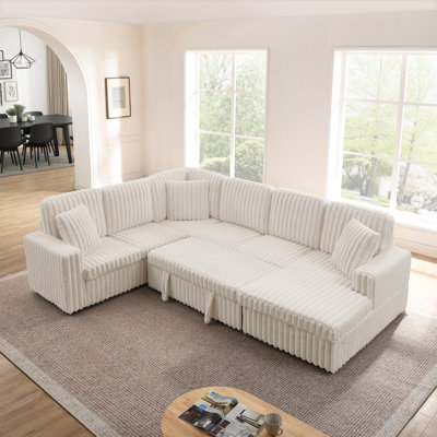 Canapé modulaire de 114 po de largeur