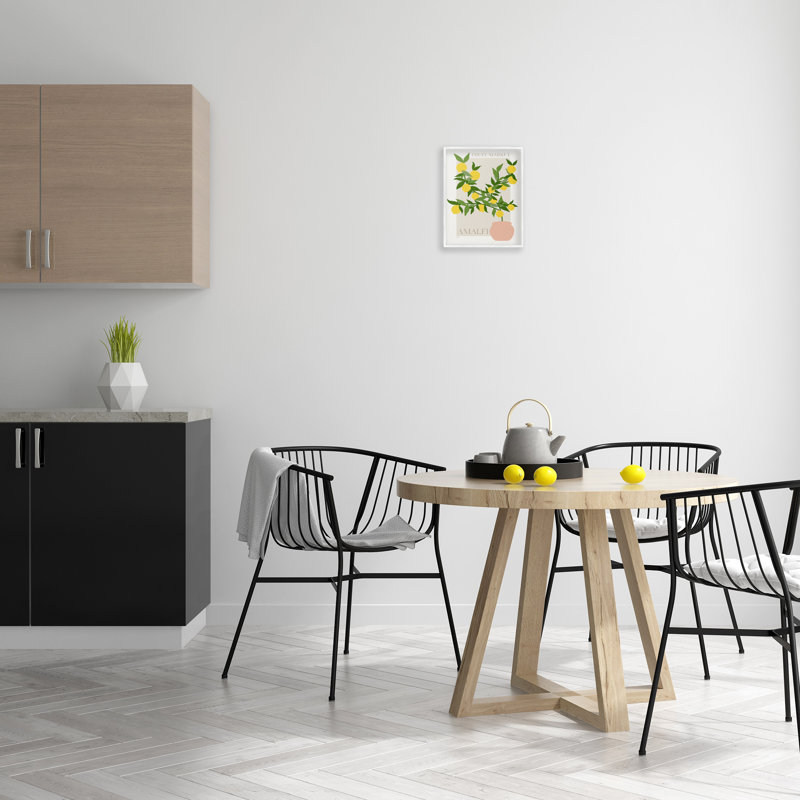«Minimal Lemon Branch», art de la giclée encadrée par Natalie Carpentieri, H 14 po x l 11 po
