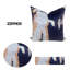 Housse de coussin carré en velours Azzitta