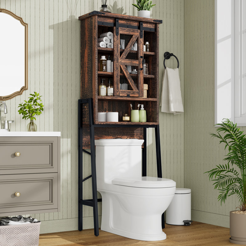 Rangement autoportant au-dessus de la toilette