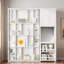 Lit escamotable avec armoire supérieure, bureau extensible et bibliothèques ouvertes-1074011032