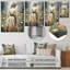Impressionniste mode femme dans un champ de fleurs IV - Dior, art mural en métal-101155600