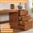 48" Modern Fluted Executive Desk With Storage Cabinet,Wood Home Office Desk With File Drawer & Metal Handles, Large Computer Writing Table For Office,Study, Living Room, Bedroom-510128254