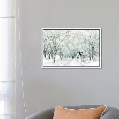 Christmas Lane 1 Piece Painting on Canvas