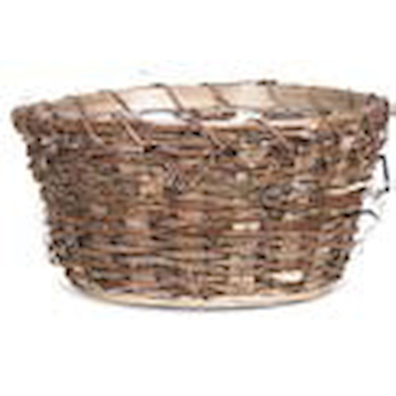 August Grove® Wicker Box, 4" H x 8" W x 8" D
